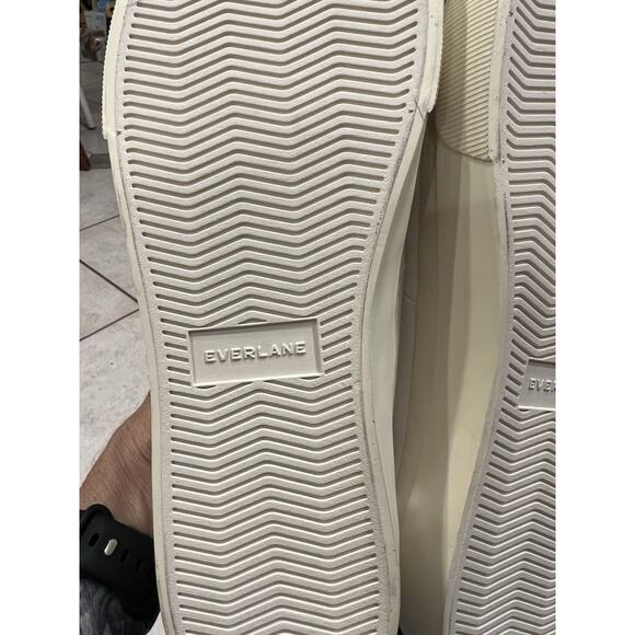 Everlane Off White The Forever Canvas High Top Lace Up Sneakers Sz W 10.5 M 8.5 - Picture 8 of 9
